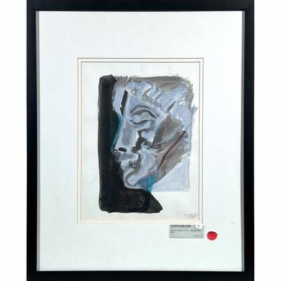 Jean Paul Parent Mixed Media | Jean Paul Parent Mixed media on paper. Signed lower right. 9 x 12 in. Sight - h. 21.25 x w. 17.25 x d....