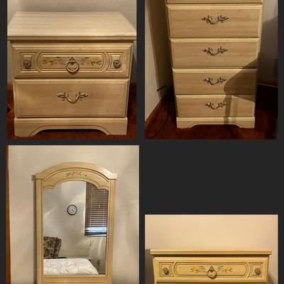 Vintage 4 Piece Bedroom Set