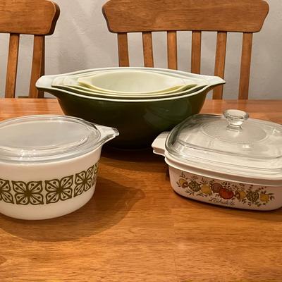 Pyrex and Corningware