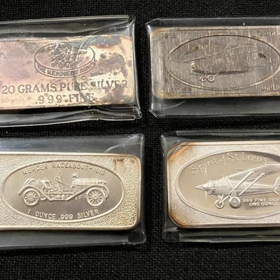 4 Silver Art Bars #2