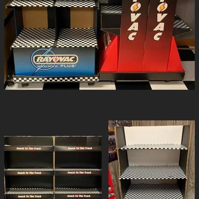 5 Rolling Cardboard Display Stands