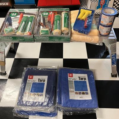 Werner Work Platform and Painting Supplies
