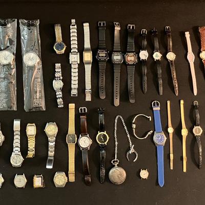 Men's and Women's Watches and 1 Pocket Watch