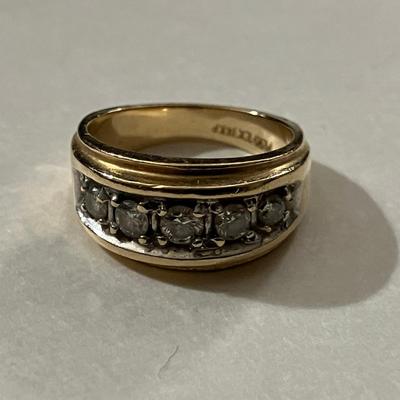 14K Diamond Ring #3 (Size 5 1/2)