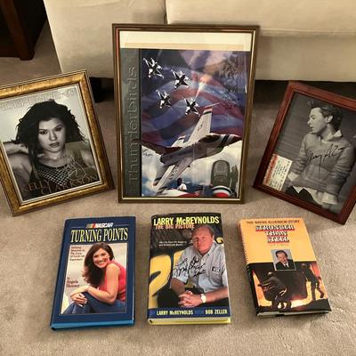 Collection of Signed Books and Pictures