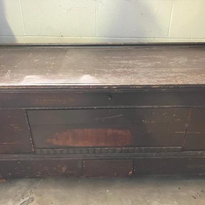 Cedar Chest on Wheels