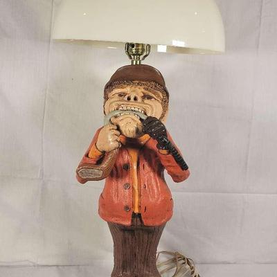 Michael McKie Angry Golfer Lamp