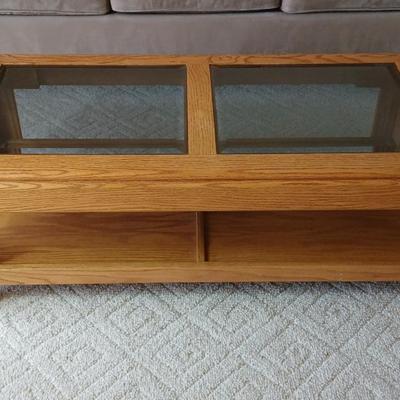 Glass Top Coffee Table 