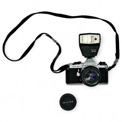 Pentax ME Super SLR Camera w/ 50mm Lens & Case