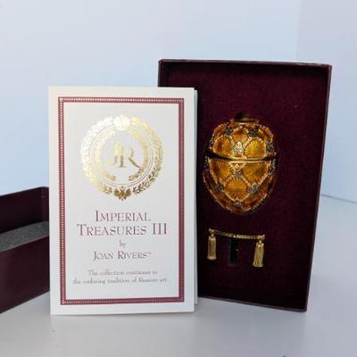 Sale Photo Thumbnail #195: Joan Rivers Imperial Treasures III Faberge Coronation Egg
