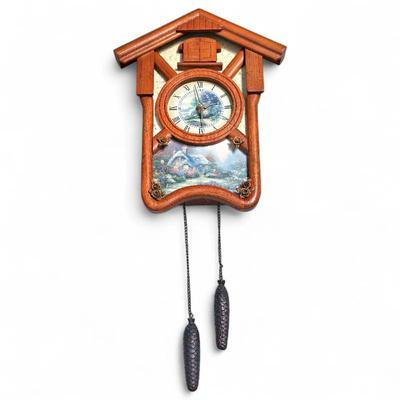 Sale Photo Thumbnail #104: Thomas Kinkade Timeless Memories Cuckoo Clock