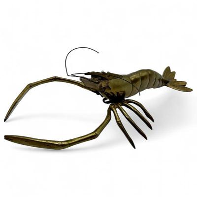 Sale Photo Thumbnail #152: Penco MCM Brass Lobster Figurine