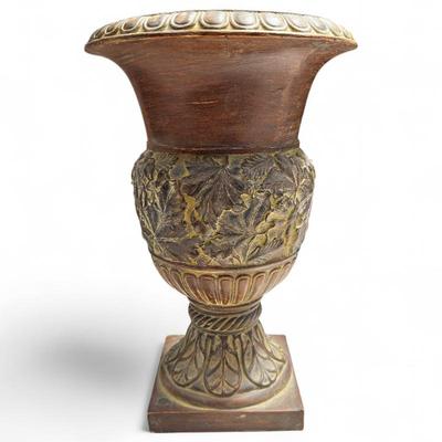 Sale Photo Thumbnail #158: Decorative Resin Urn w/ Antique Finish