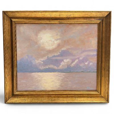 Sale Photo Thumbnail #23: “Evening Before the Storm” by Betsy Alver, Oil on Canvas