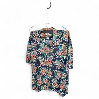 Sale Photo Thumbnail #42: Reyn Spooner Hawaiian Ukulele Print Shirt