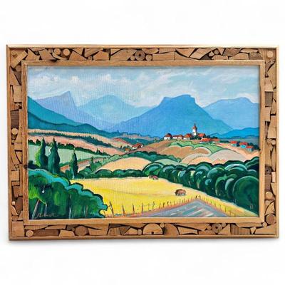 Sale Photo Thumbnail #170: Robert Richards Expressionist Painting, Grenoble