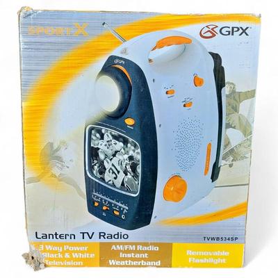 Sale Photo Thumbnail #148: GPX TVWB534SP Portable 5-Inch TV & Radio Unit