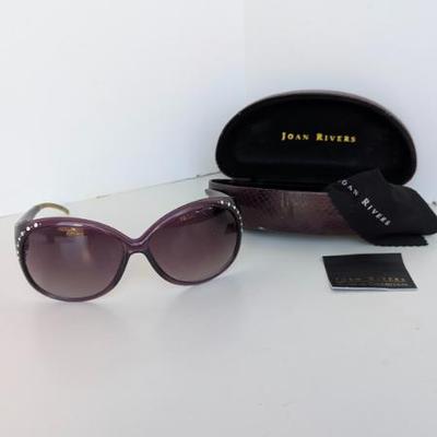 Sale Photo Thumbnail #191: Joan Rivers Purple Snake Crystal Sunglasses