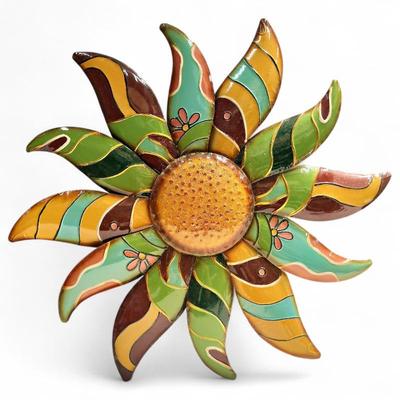 Sale Photo Thumbnail #99: Laureano Metal Talavera Style Sun Wall Decor