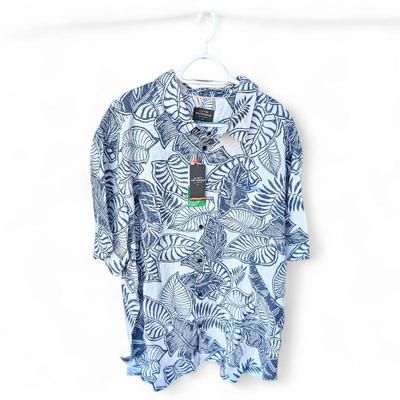 Sale Photo Thumbnail #49: Quiksilver Waterman Collection XXL Leaf Print Shirt