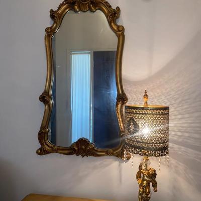 Sale Photo Thumbnail #74: Hollywood Regency Mirror