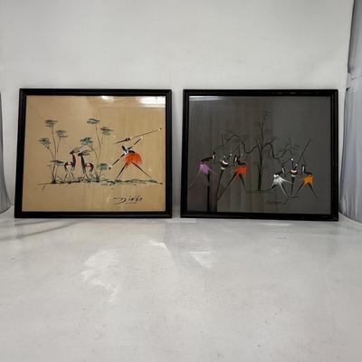 (2) Tribal Artwork