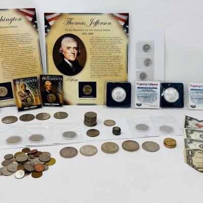 Coin Collection-Morgan Silver Dollars, Kennedy Half Dollars and More