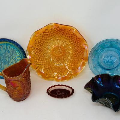 (6) Colored Glass Collection