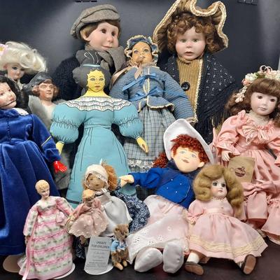 Assortment Of Dolls Representing Historical Past