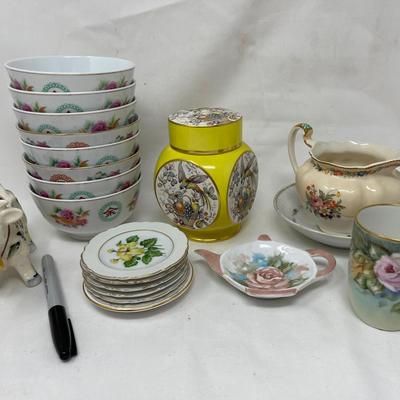 Sweet Little China Sets and Ceramic Cow