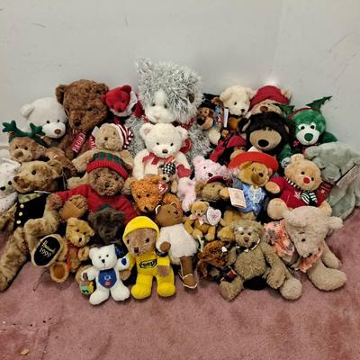 Bears, Bears, Bears!  Plush, German Mohair, Harrods 150th Anniversary Teddy Bear, and More