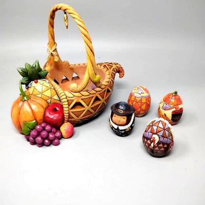 Jim Shore Thanksgiving Cornucopia 