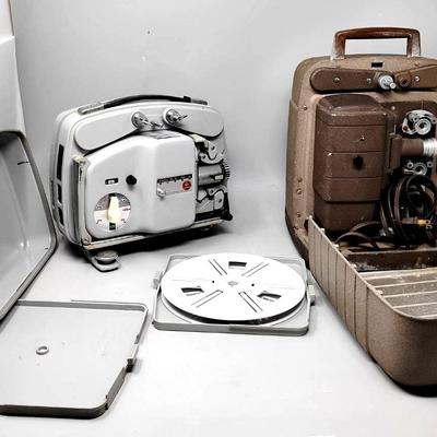 Bolex & Bell & Howell 8mm Film Projector 