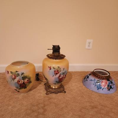 Handpainted Lamp Bases And Shade