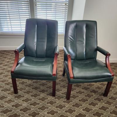 Green Arm Chairs 