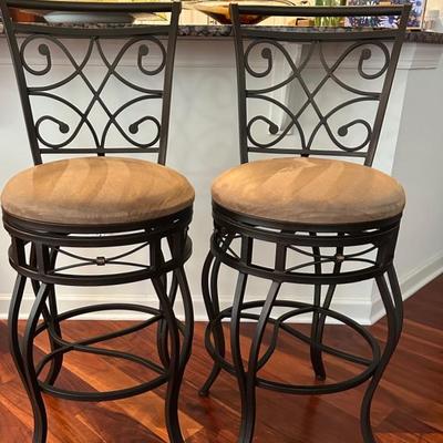 Two Swivel Barstools