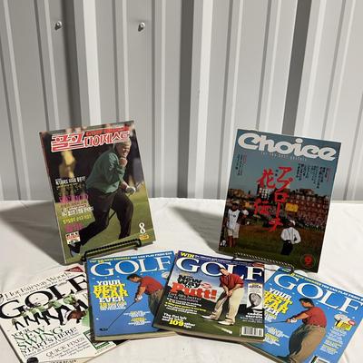 BC447SH Golf Magazines + Foreign Golf Magazine