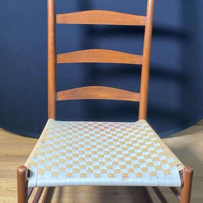 Rocking Chair with Woven Seat