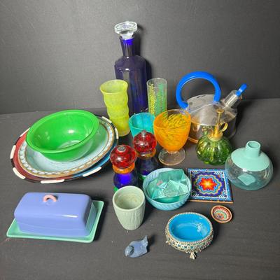 Multi Colored Kitchenware 