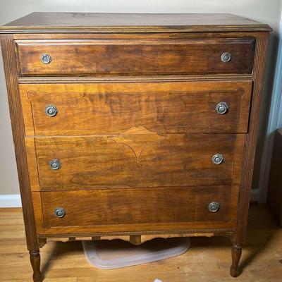 Vintage Wood Dresser 