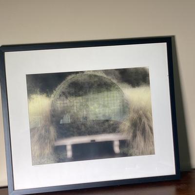 Garden Bench Print