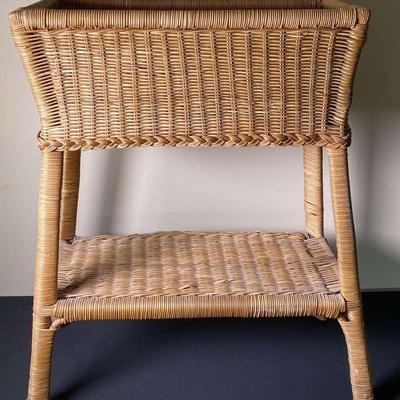 Wicker Planter Stand