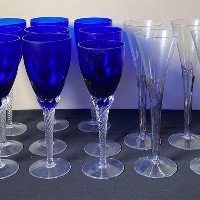 Cobalt Wine Glasses 