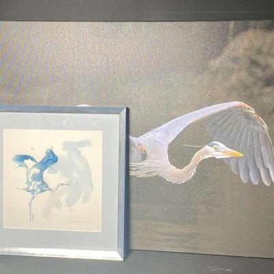 Heron Watercolor