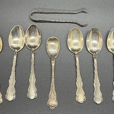 Sterling Ice Cream Spoons and Tongs