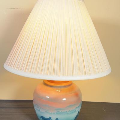 Wild Horses Table Lamp