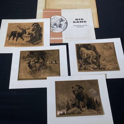 Big Game - Palenske Copper Etch Prints 