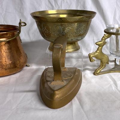 (4) Vintage Brass And Copper Pieces