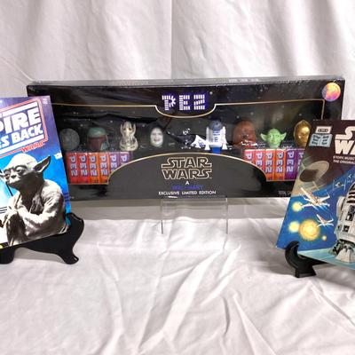 Star Wars Pez Collection And (2) Books
