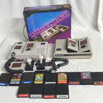 (2) Vintage Intellivision II Consoles And (13) Games 